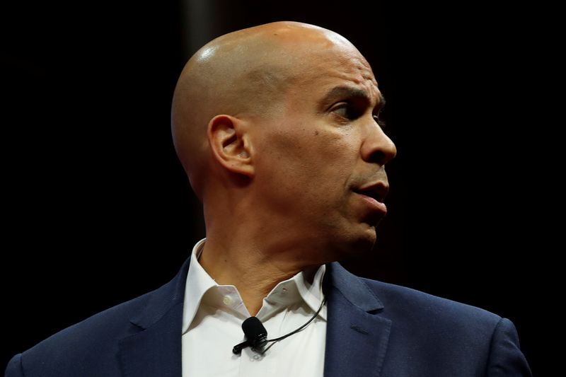 Democrat Booker doubling down in Iowa after failing to make debate