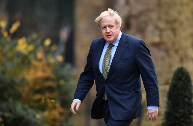 © Reuters. Premiê britânico, Boris Johnson