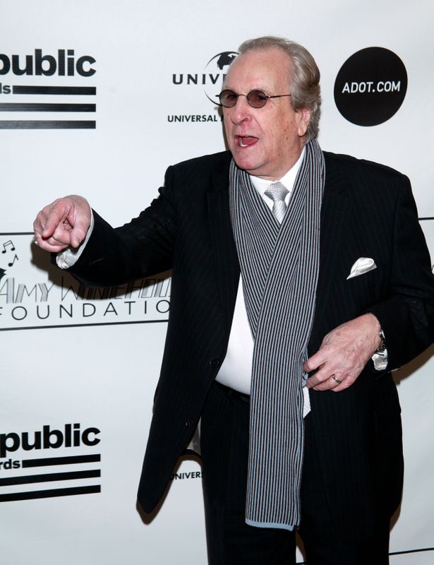 © Reuters. FILE PHOTO: Actor Danny Aiello arrives for the Amy Winehouse Foundation Gala in New York