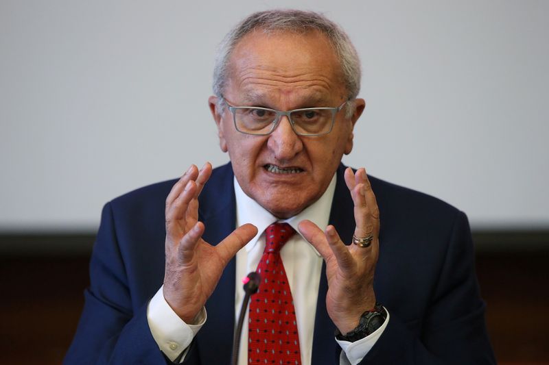 © Reuters. FILE PHOTO: Mexico's Deputy Foreign Minister for North America, Jesus Seade, at a news conference in Mexico City