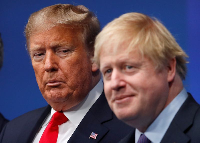 Boris Johnson e Trump discutem acordo comercial ambicioso, diz gabinete de premiê