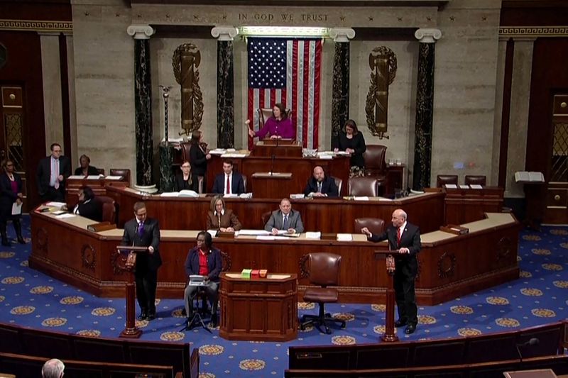 House begins voting on articles of impeachment against Trump