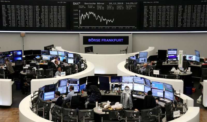 European stocks grind higher in pre-holiday trading