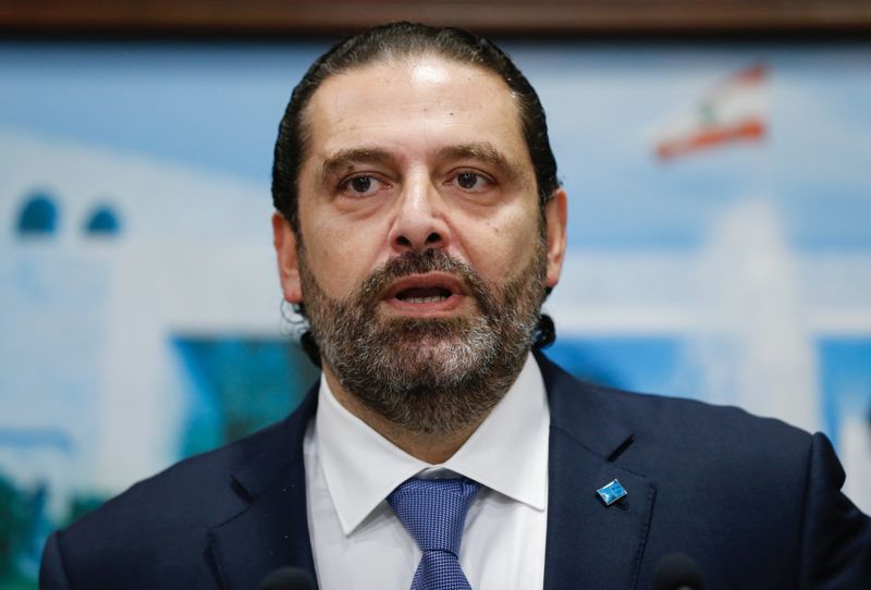 الحريري يصل للقصر الرئاسي لبدء مشاورات اختيار رئيس وزراء لبناني جديد