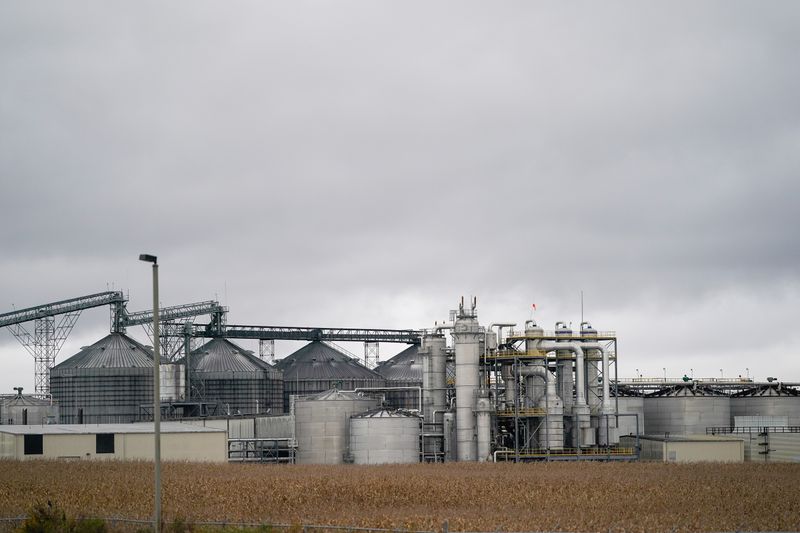 © Reuters. FILE PHOTO:  POET Biorefining plant in Cloverdale