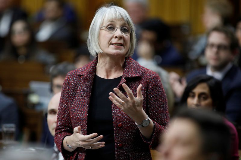 © Reuters. Canada's Minister of Health Hajdu speaks during Question Period in the House of Commons on Parliament Hill in Ottawa