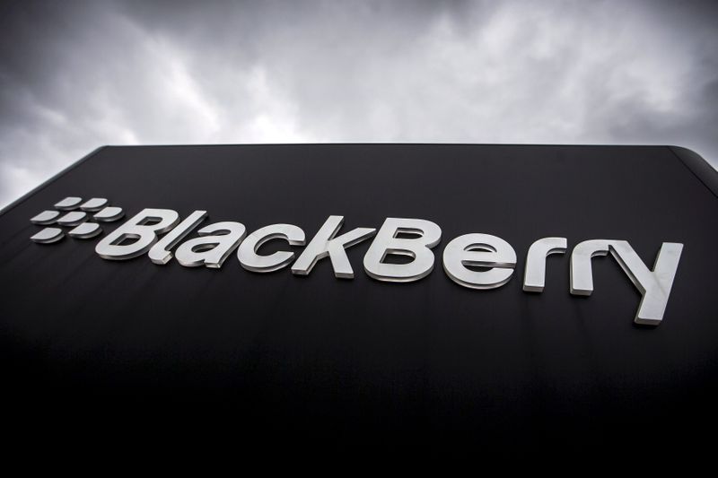 Licensing, cybersecurity power BlackBerry's beat, shares rise 10%