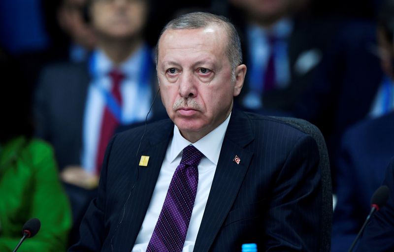 © Reuters. أردوغان: تركيا لن تبقى صامتة أمام المرتزقة في ليبيا