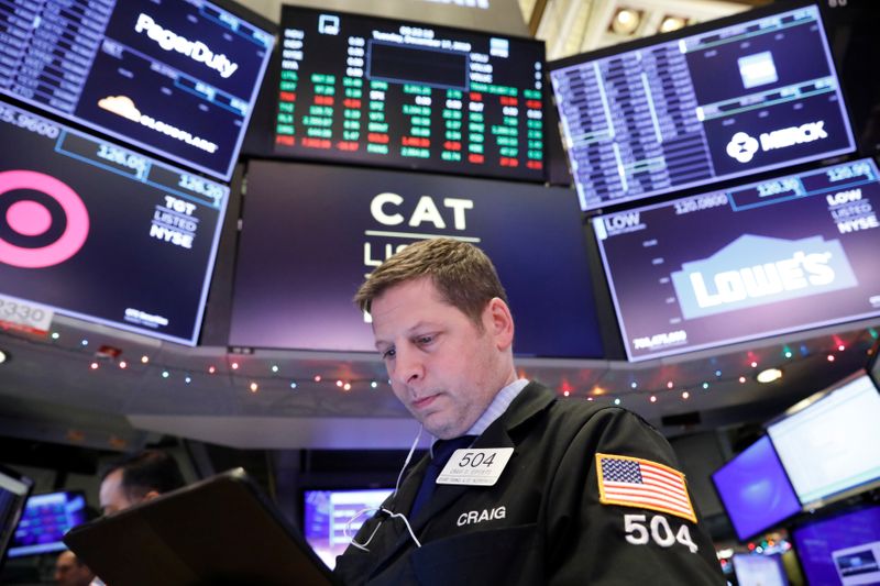 S&amp;P 500, Dow pause near records in Christmas Eve trade