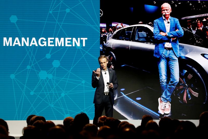 © Reuters. FILE PHOTO: Volkmar Denner, CEO of Bosch attends the company's Connected World Conference in Berlin