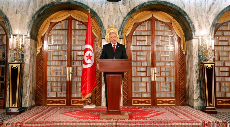© Reuters. رئيس الوزراء التونسي المكلف الحبيب الجملي يقدم تشكيلة الحكومة المقترحة