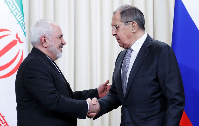 بيان: وزير خارجية روسيا يناقش مع نظيره الإيراني مقتل سليماني