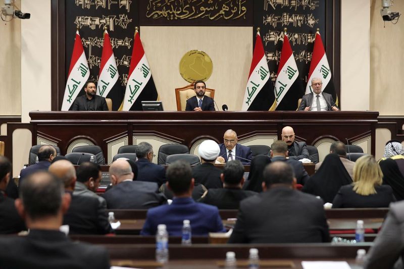 © Reuters. البرلمان العراقي يوافق على قرار يدعو لإنهاء وجود القوات الأجنبية