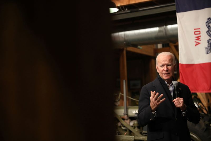 Three swing-district Democrats back Joe Biden's presidential bid