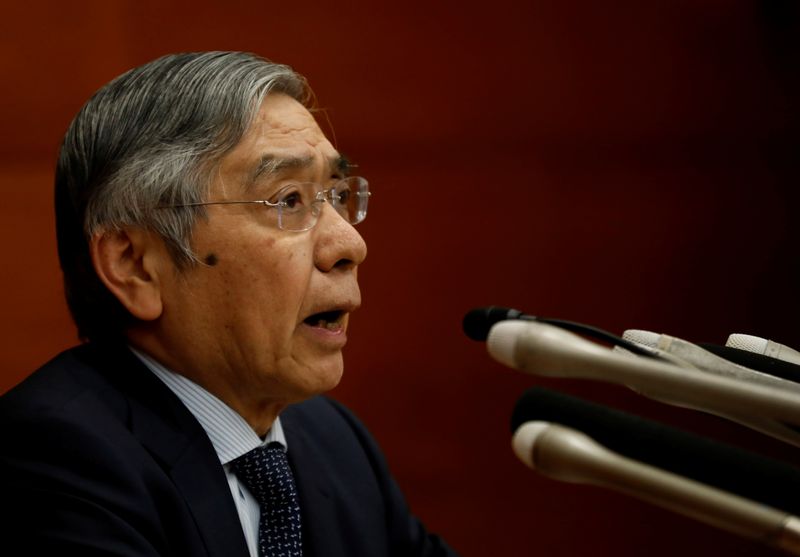 BOJ's Kuroda says will guide policy carefully with eye on Iran tensions