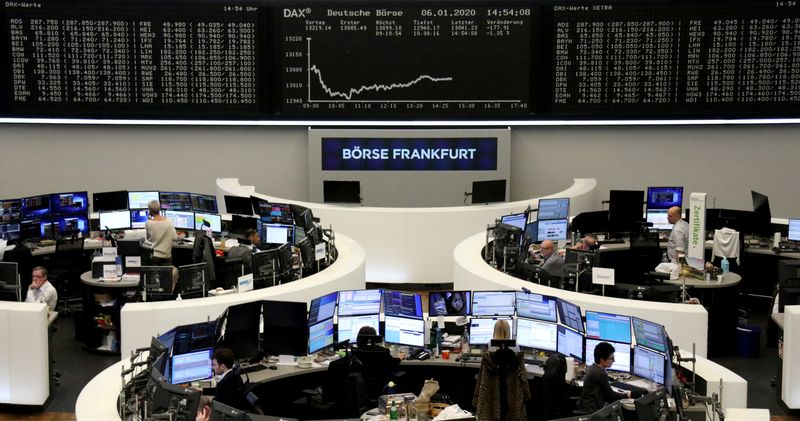 European shares recover as Middle East tensions wane; tech stocks shine