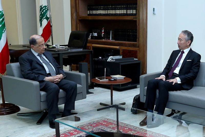 بيان: سفير اليابان في لبنان يطلب مزيدا من التعاون بشأن قضية غصن