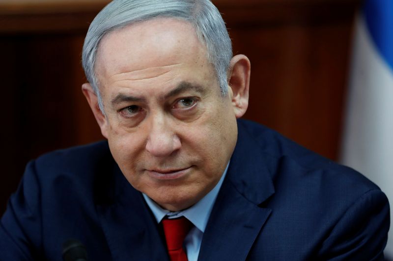 © Reuters. نتنياهو: سنضرب بعنف أي دولة تحاول مهاجمة إسرائيل