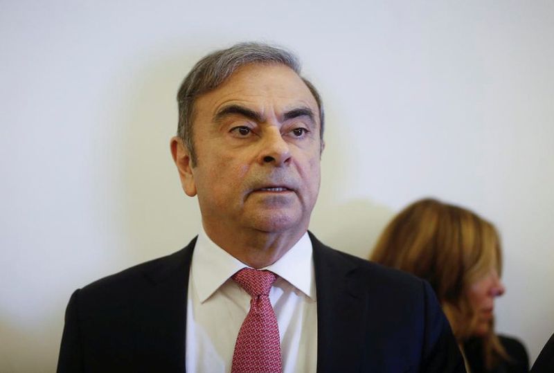 © Reuters. Former Nissan chairman Carlos Ghosn's news conference in Beirut