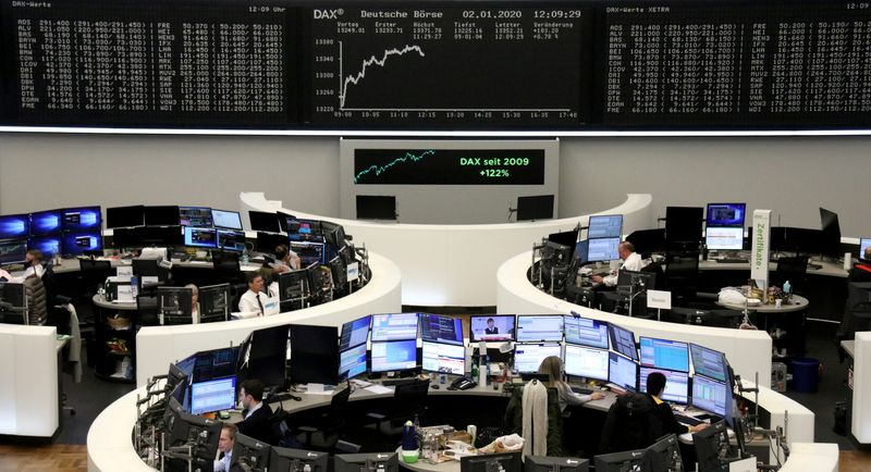 Las bolsas europeas tocan récords tras el alivio de las tensiones comerciales y geopolíticas