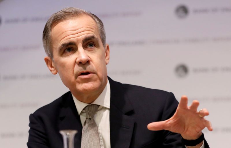 © Reuters. 景気低迷持続の兆しあれば「比較的迅速に対応」も＝英中銀総裁