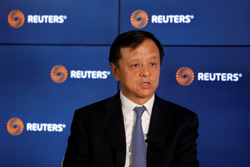 © Reuters. Hong Kong Exchanges and Clearing Limited Chief Executive Charles Li attends an interview in Hong Kong