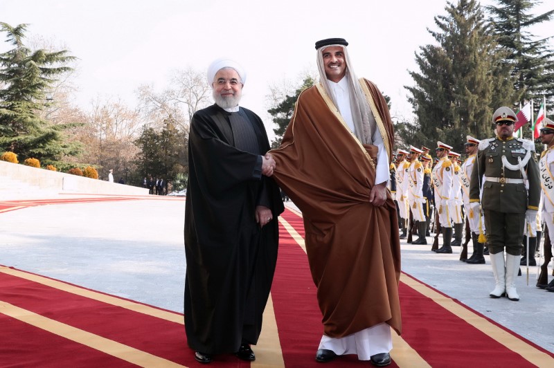 Qatar emir in Iran, calls for regional de-escalation at 'sensitive' time