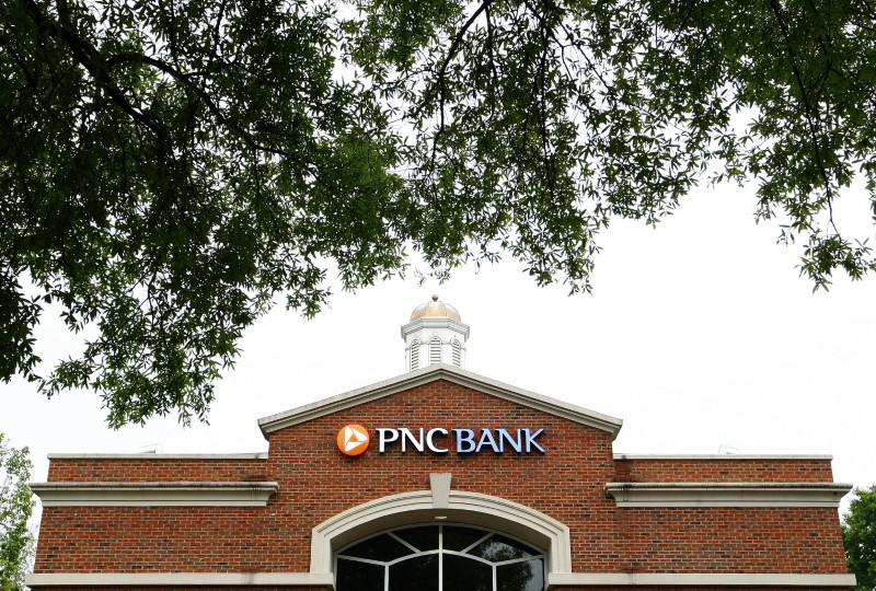 © Reuters. A PNC Bank branch is shown in Charlotte