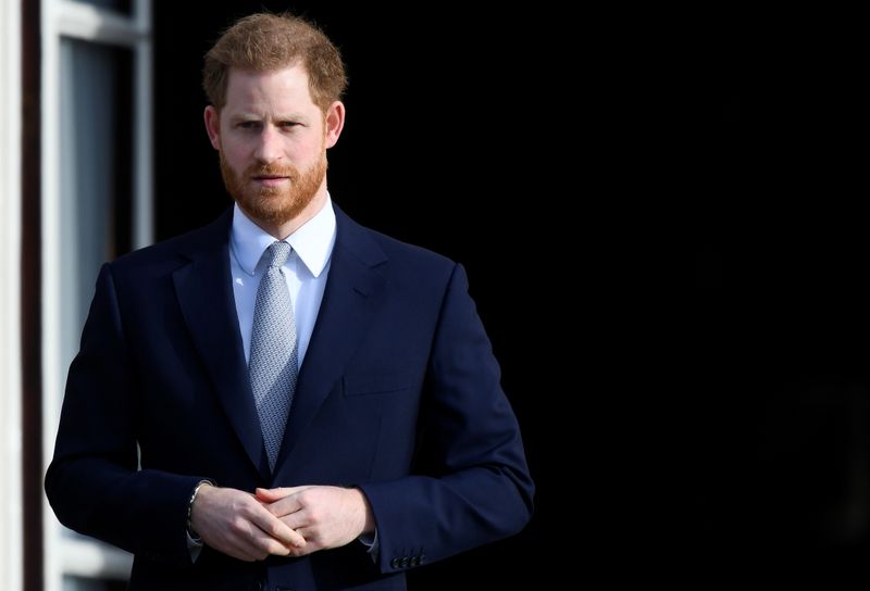 © Reuters. الأمير هاري يشارك في أول مناسبة عامة منذ الانفصال الملكي