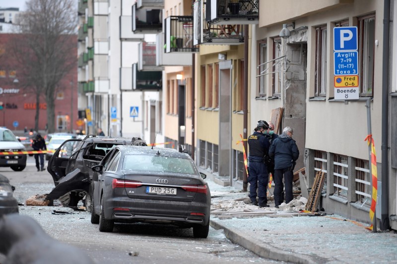 Sweden suffers surge in bomb attacks as gang violence rises By Reuters