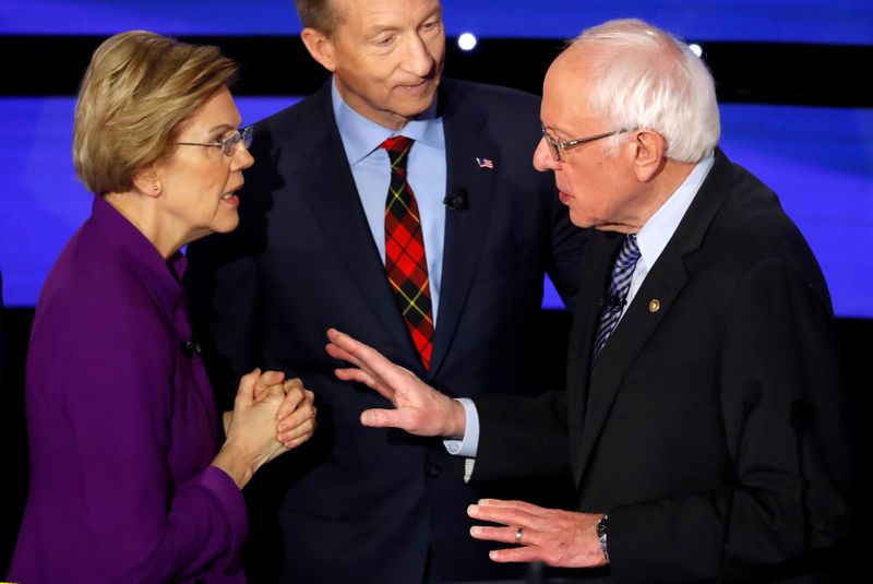 Flap with Warren knocks Sanders' strategy off course
