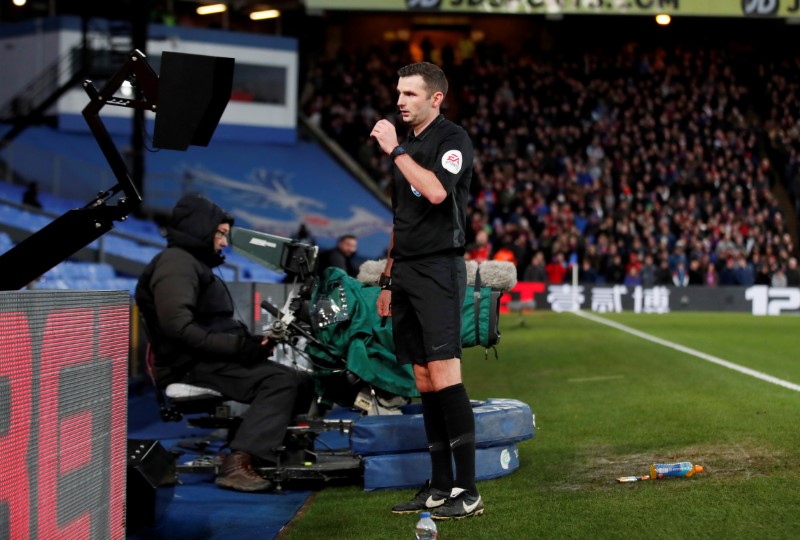 Premier League refs told to use pitchside monitors for red cards