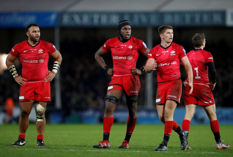 Rugby: Saracens accept further 35-point deduction, to be relegated - report