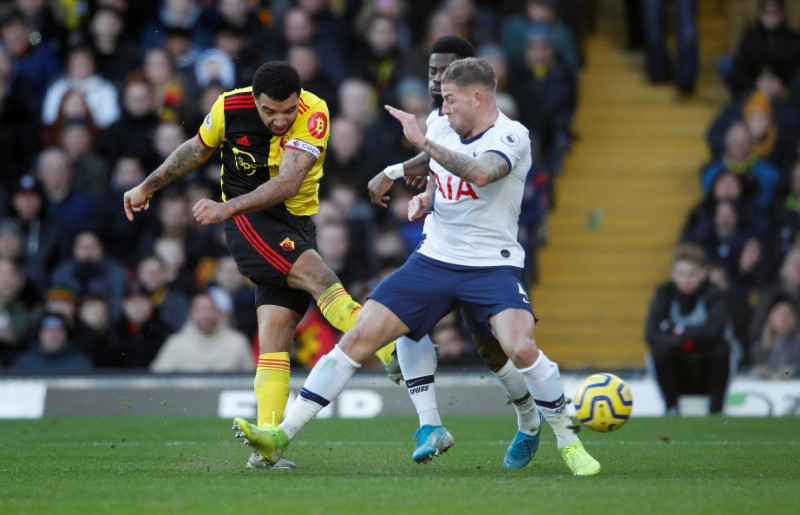 © Reuters. Premier League - Watford v Tottenham Hotspur