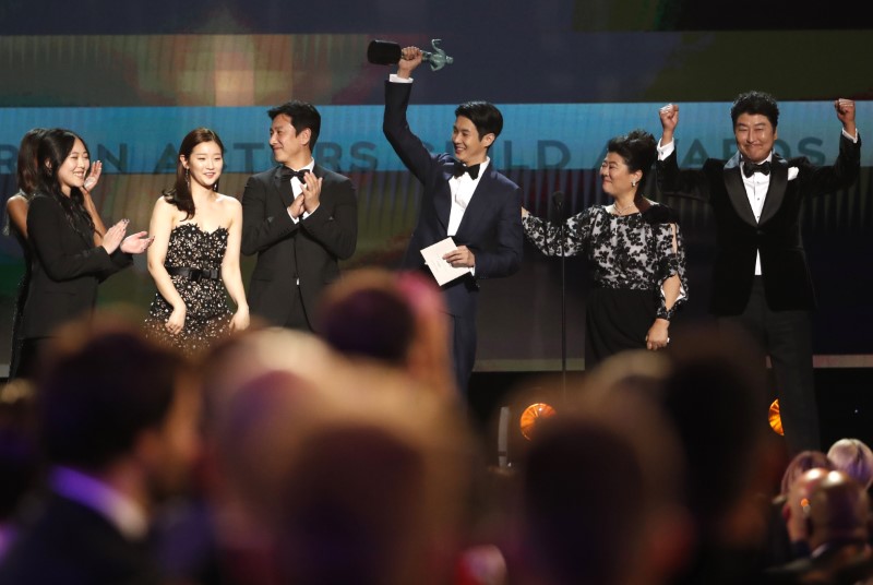 'Parasite' wins top prize at Screen Actors Guild Awards