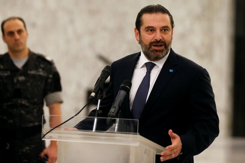 © Reuters. الحريري يدعو إلى تشكيل حكومة لبنانية جديدة "على وجه السرعة توقف مسلسل الانهيار"