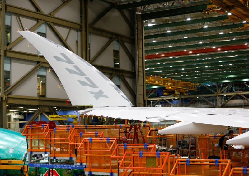 Boeing planeja 1º voo do 777x para esta semana, dizem fontes