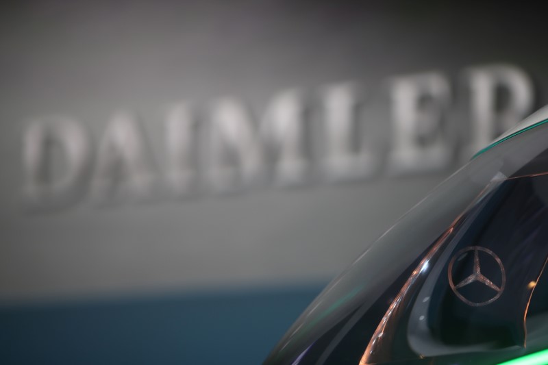 © Reuters. Daimler AG's annual news conference in Stuttgart