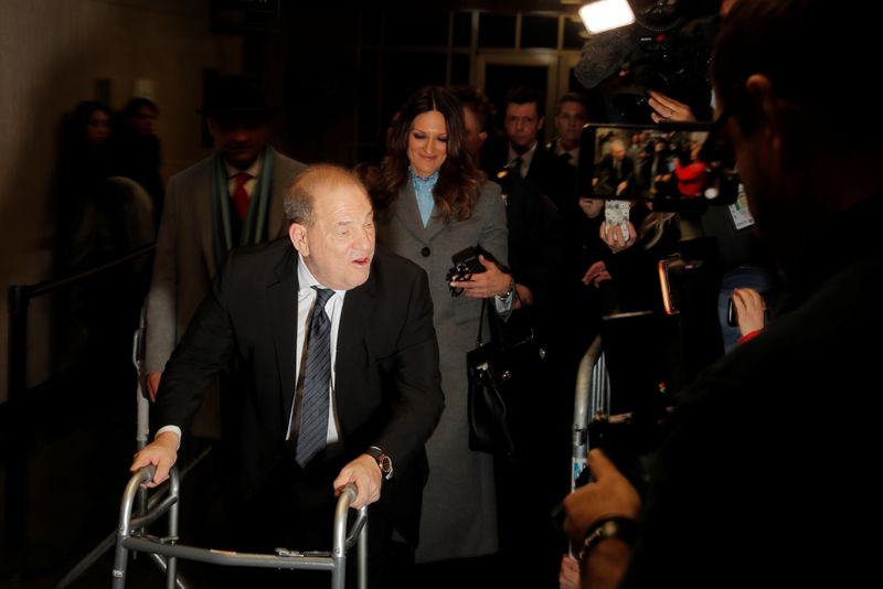 © Reuters. Weinstein's sexual assault trial in New York