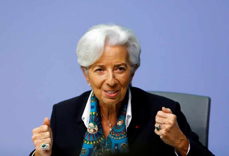© Reuters. Presidente do Banco Central Europeu, Christine Lagarde