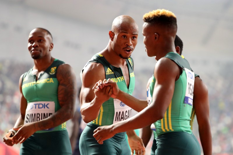 South Africa's relay coach aiming for under 37.60 and podium finishes in Tokyo