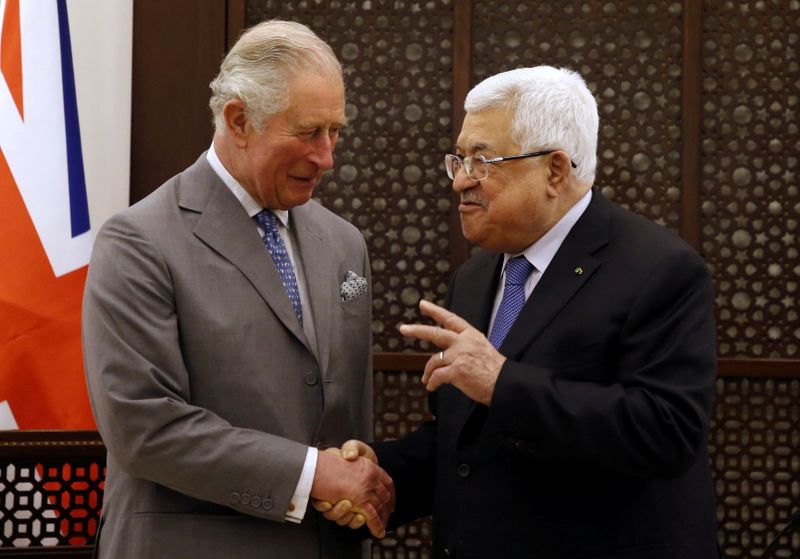 UK's Prince Charles urges Middle East peace, visits grandmother's tomb