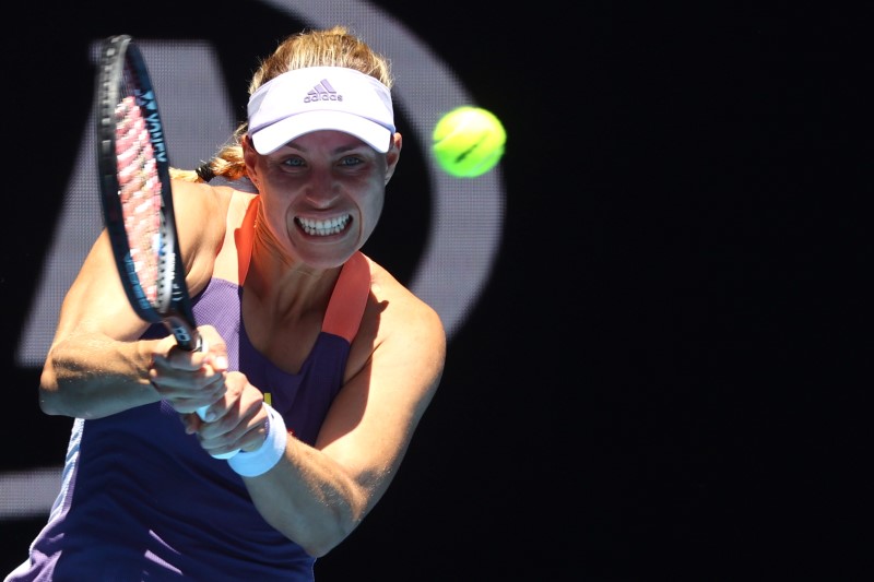 Kerber stays on course in Melbourne after win over Giorgi