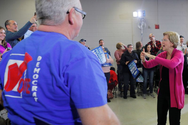 Warren wins coveted Iowa endorsement for Democrats' presidential nomination