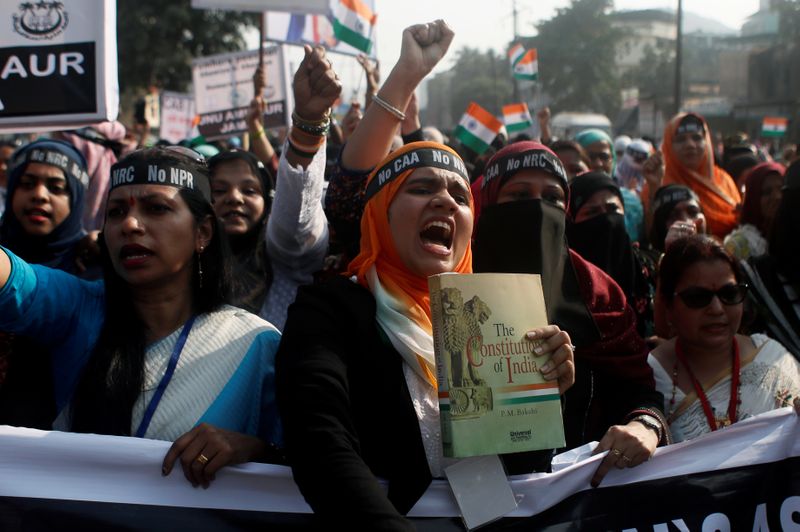 مئات الآلاف من الهنود يشاركون في احتجاجات على قانون الجنسية