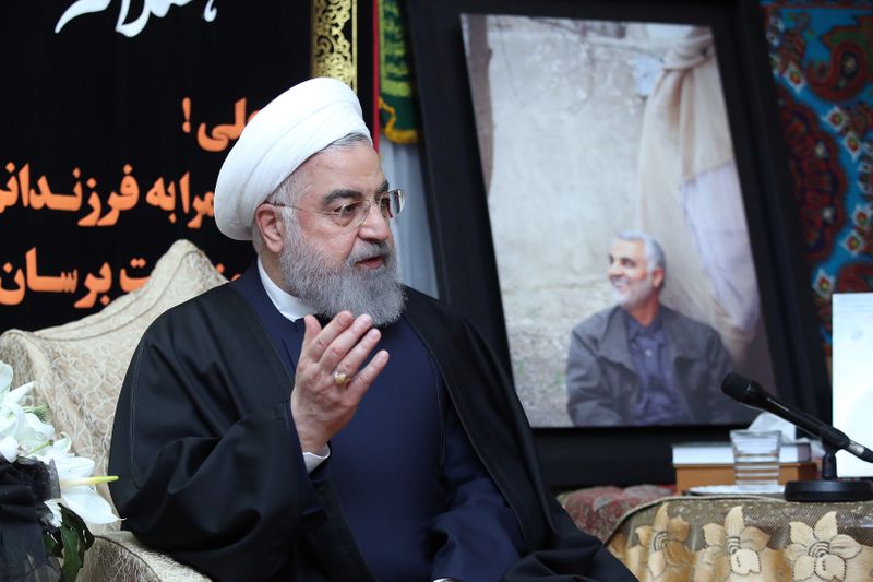 Rouhani llama a la unidad de los iraníes y acusa a Trump de buscar su división