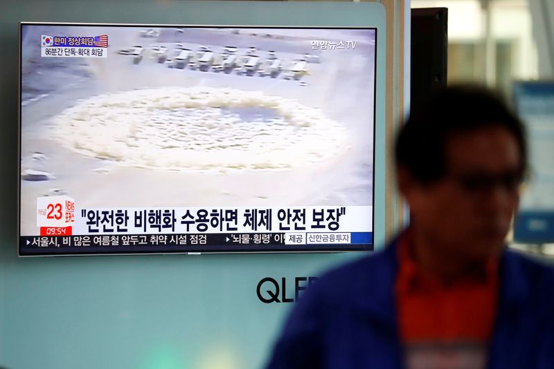 北朝鮮の元核実験場で微弱な揺れ観測、自然な地震と韓国政府