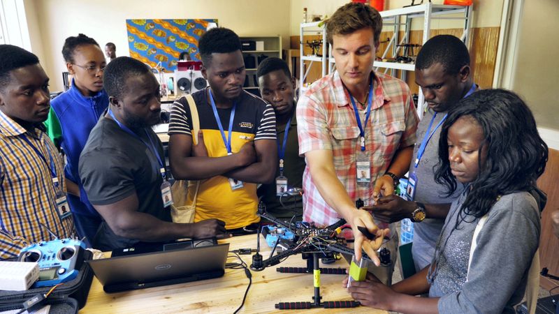 Tech heaven: Drone academy students help map out Africa's future