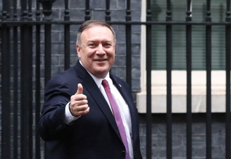 Pompeo and Johnson discuss U.S.-UK free-trade deal