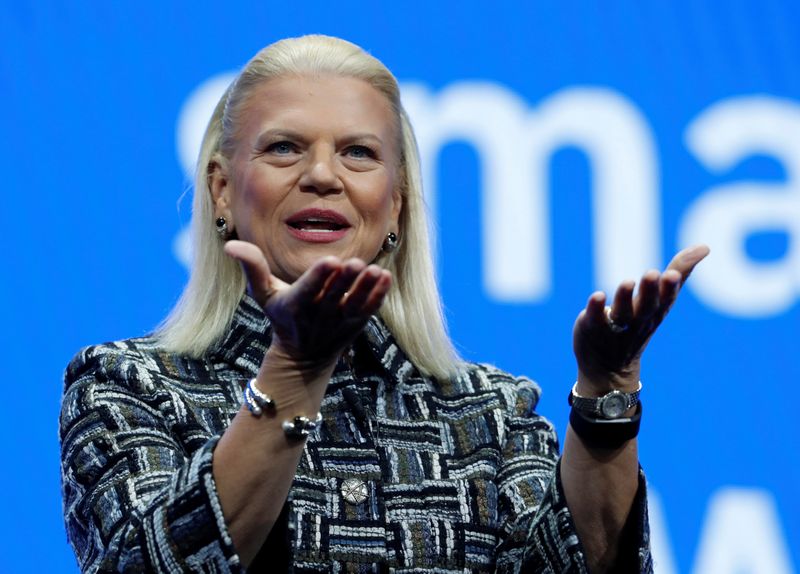 © Reuters. Ginni Rometty, presidente-executiva da IBM, durante conferência em Las Vegas (EUA)